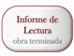 INFORME DE LECTURA: para obra terminada